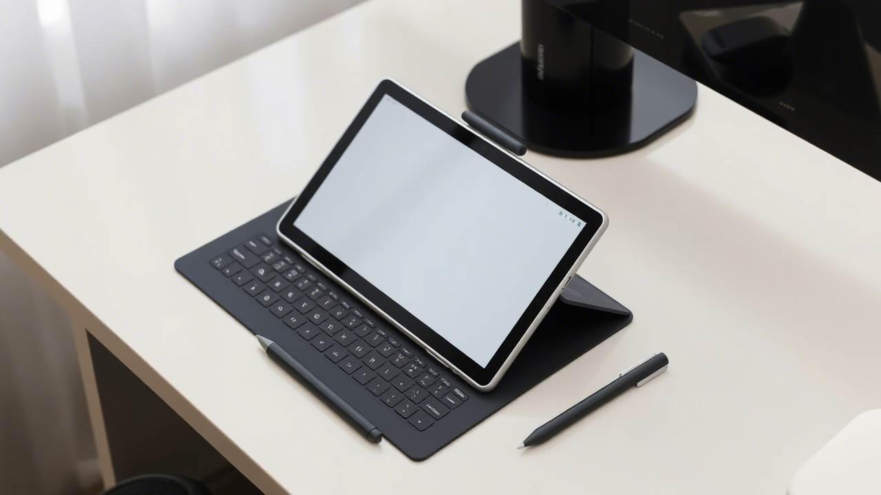 OnePlus Pad 3 with keyboard and stylus