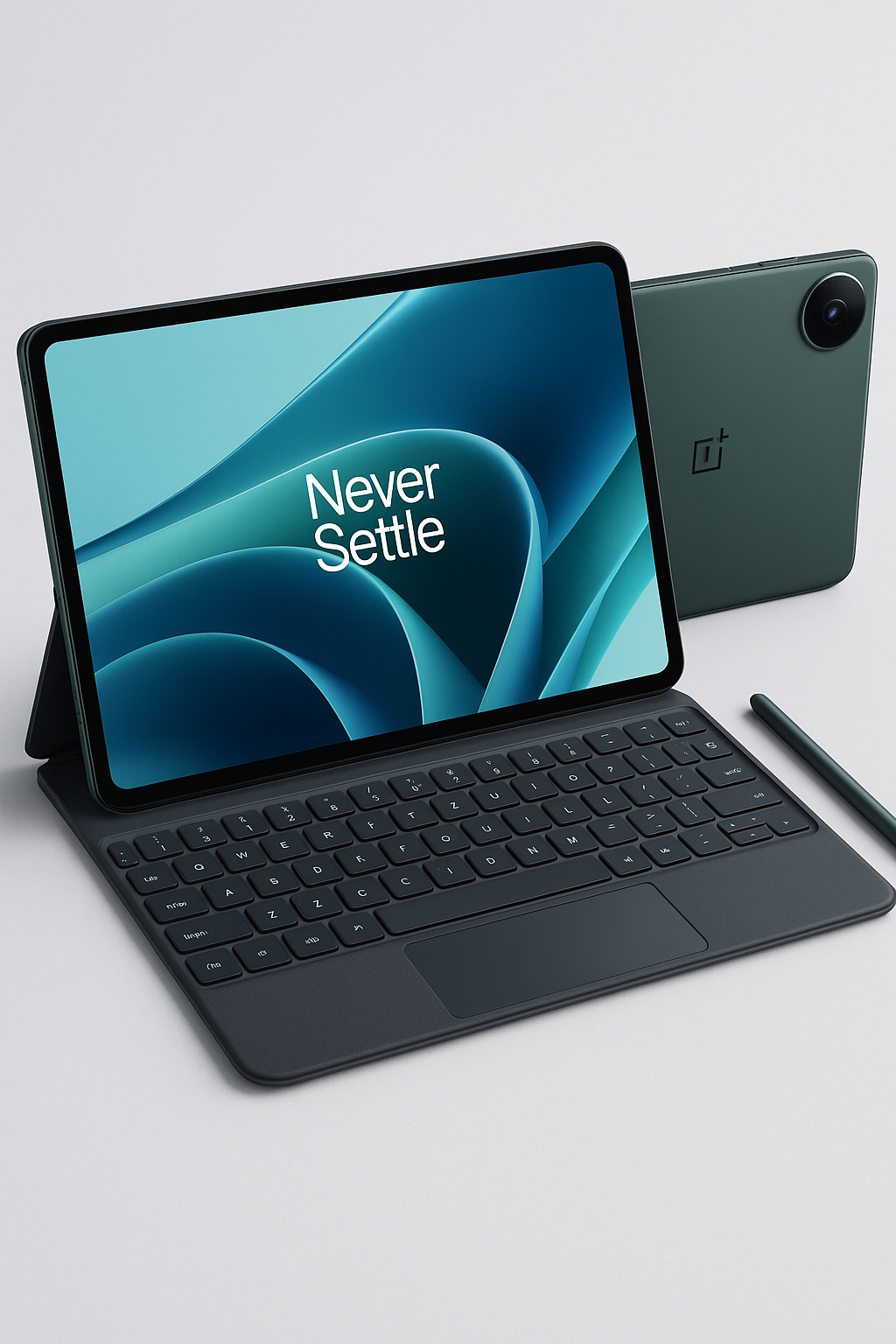 OnePlus Pad 3 with keyboard and stylus
