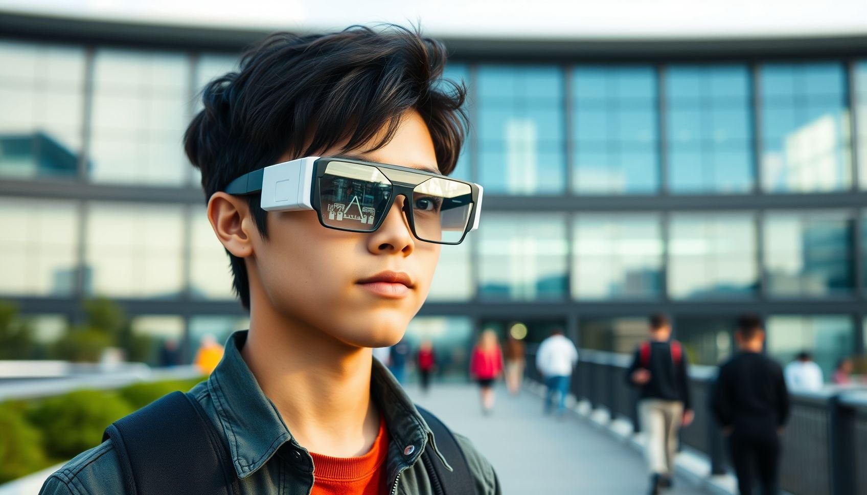 Introducing Smart Glasses 2025: The Future of Augmented Reality 3 User wearing smart glasses