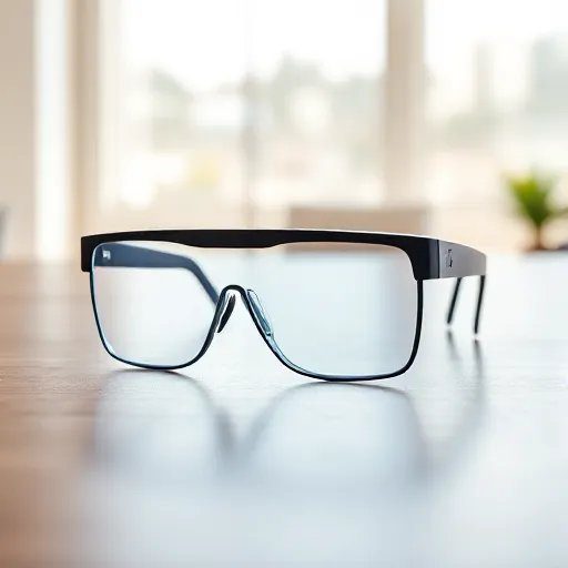Introducing Smart Glasses 2025: The Future of Augmented Reality 1 Sleek pair of smart glasses resting on a table